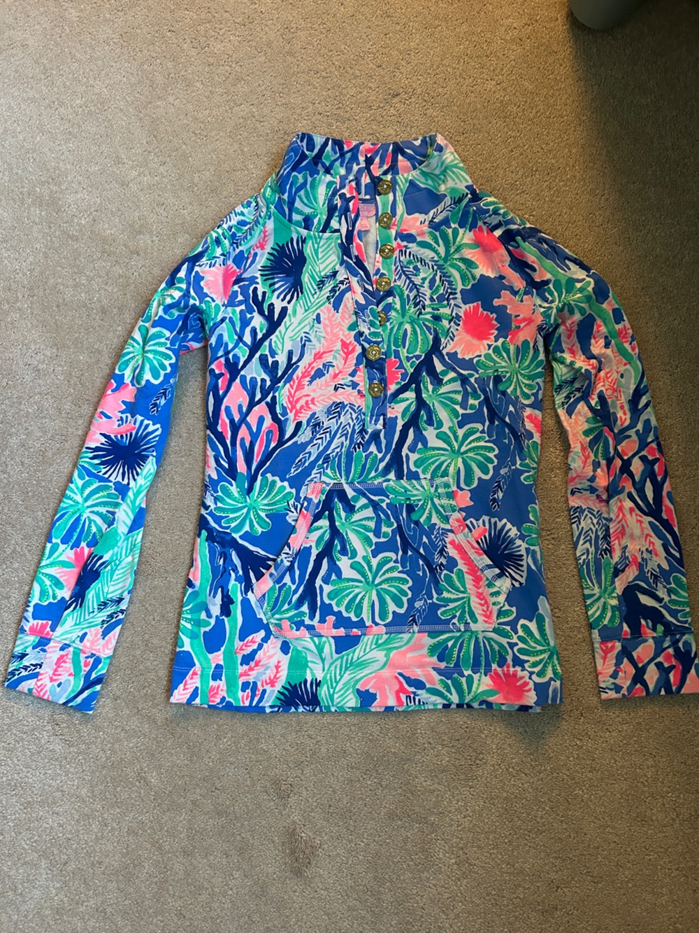 Lilly Pulitzer pop over top